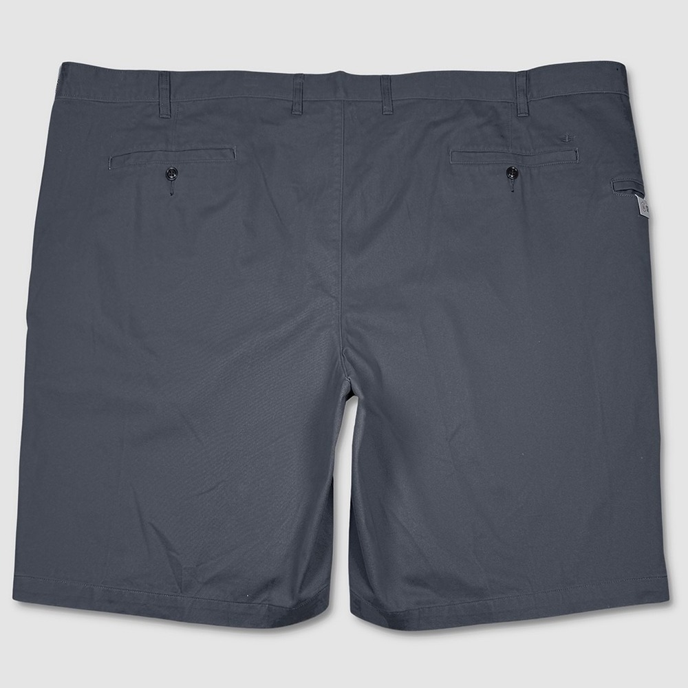 Dockers Big & Tall Perfect Shorts - NWT Mens Size 60 Charcoal Grey - #49371-J4 - Picture 2 of 4